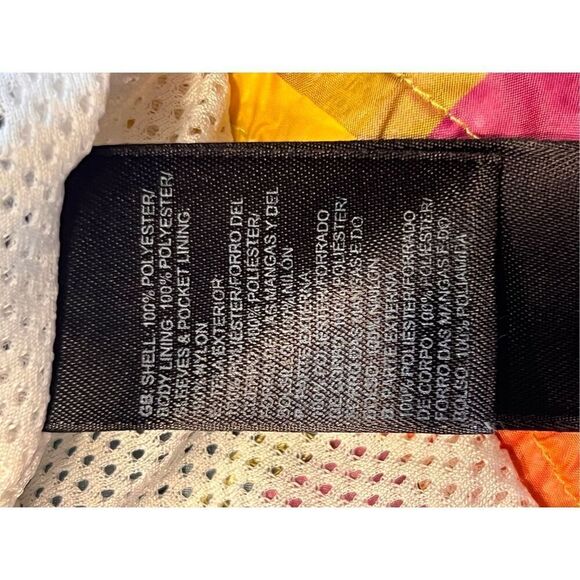 The North Face Womens Full Zip Multicolor Plaid Windbreaker Shell Jacket medium - Picture 7 of 7